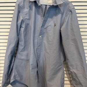 Ralph Lauren Custom Fit Blue Shirt